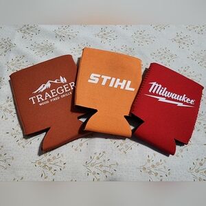 Brand New Koozies (Traeger, Stihl, Milwaukee)
